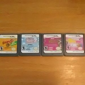 4 Nintendo ds games
